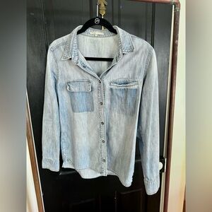 Maje Denim Buttondown Shirt
